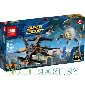 Конструктор Lepin 07109 Бэтмен - ликвидация глаза брата 302 детали